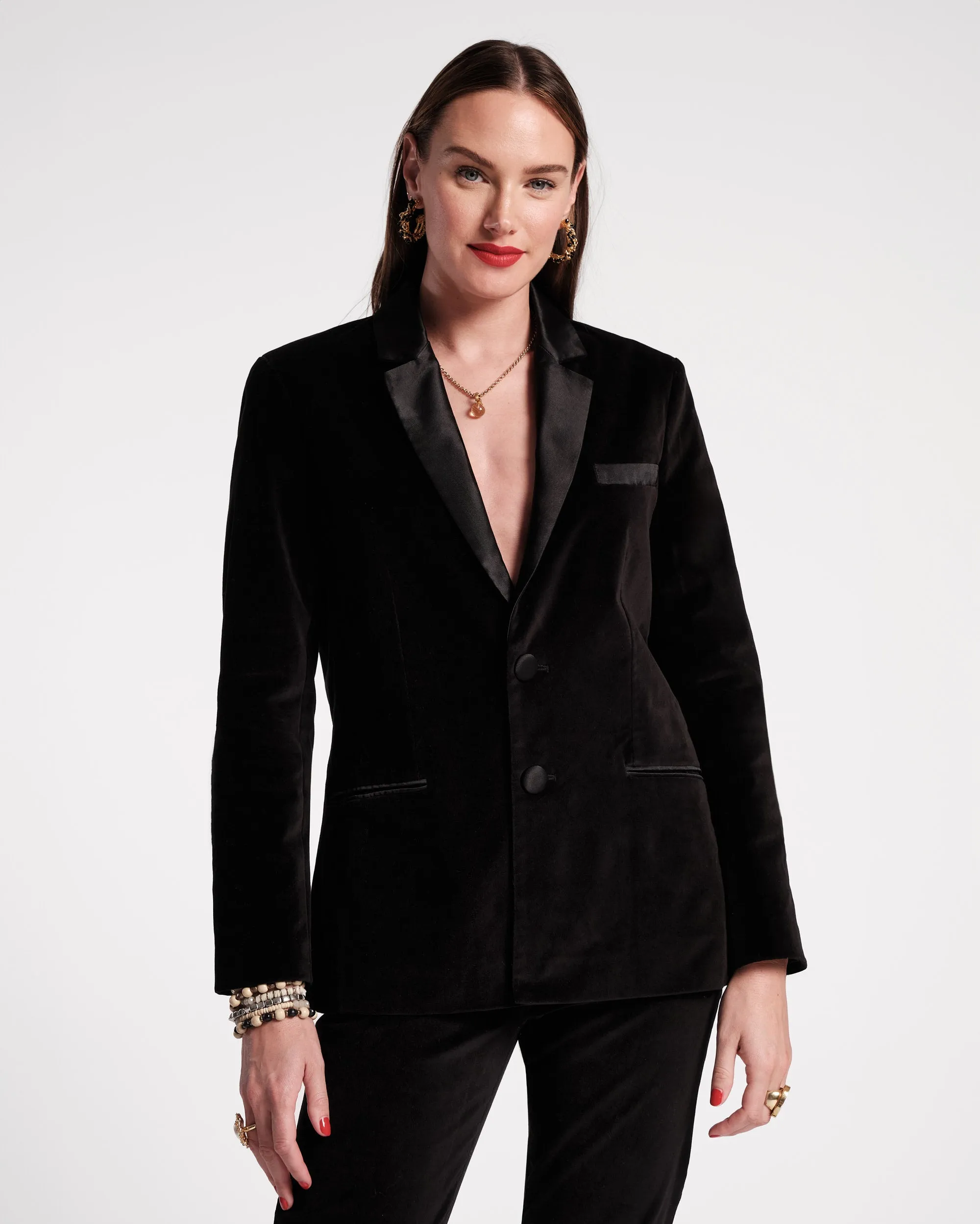 Velvet Tuxedo Jacket