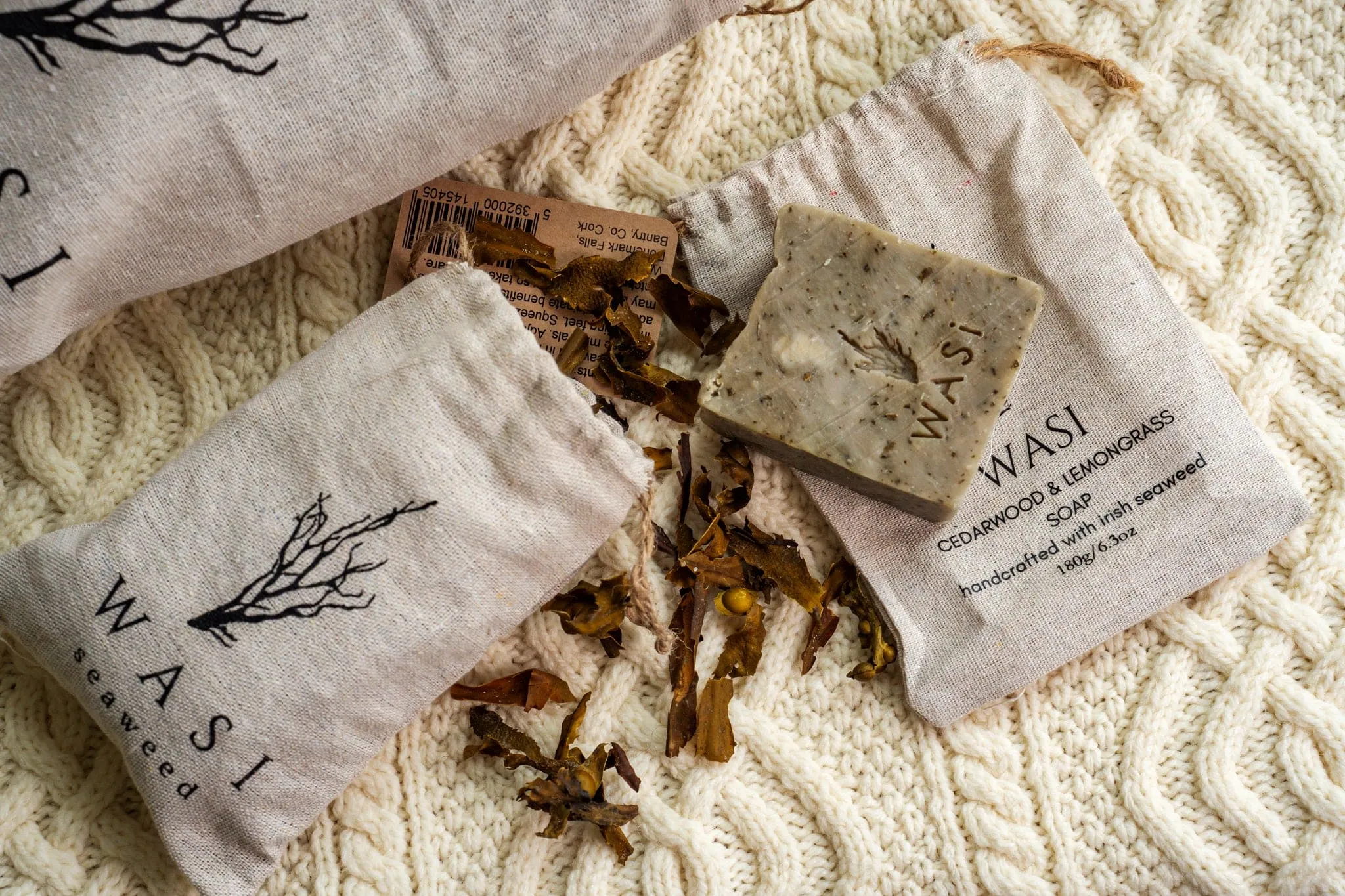 WASI - Eco - Friendly Handmade Seaweed Soap