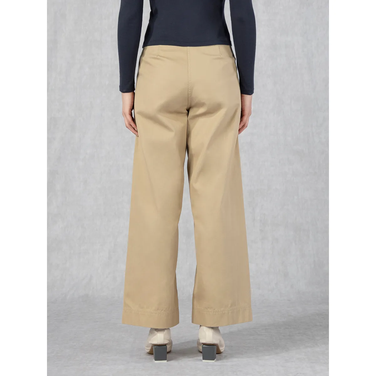 Wide Leg Pants Khaki