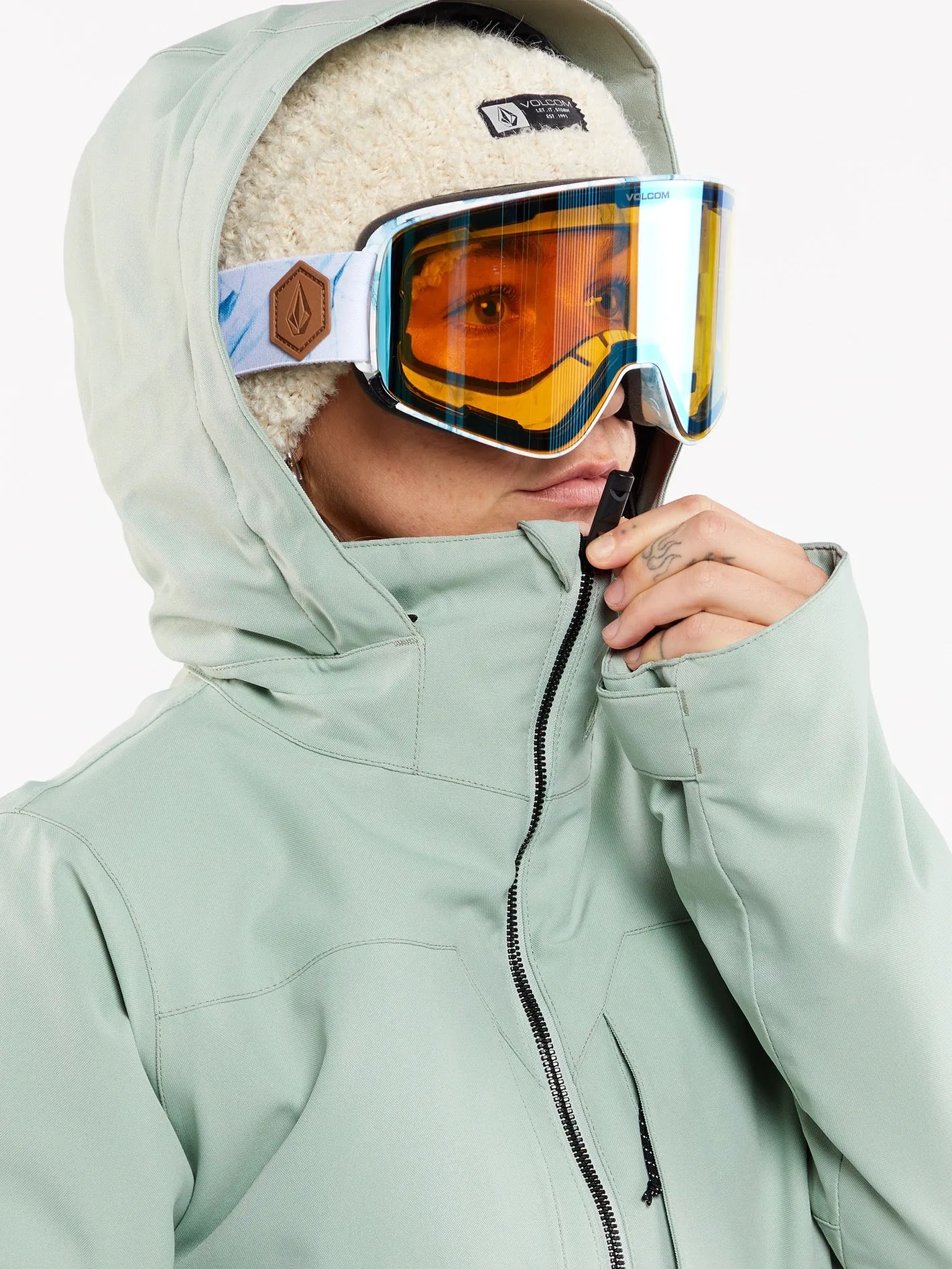 Womens Shelter 3D Stretch Jacket - Sage Frost