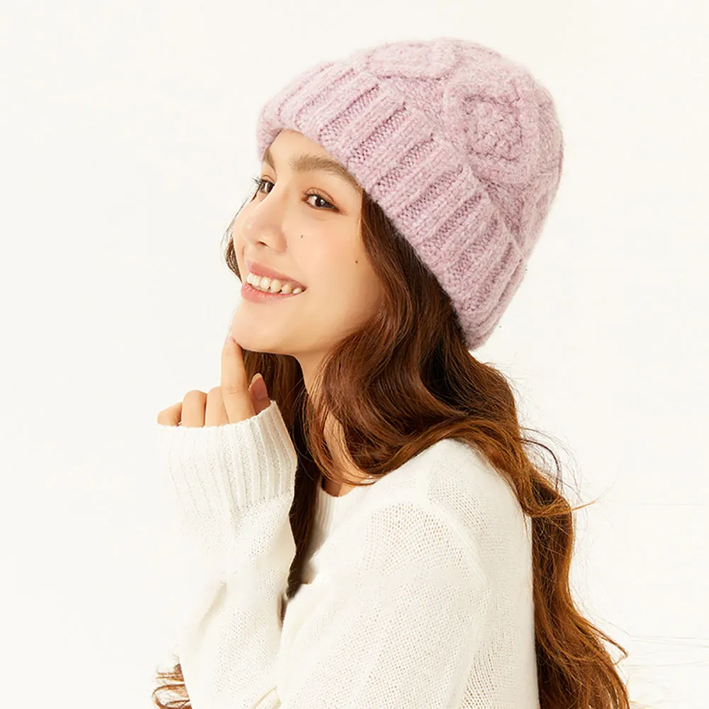 Women's Winter Heated Knit Hat