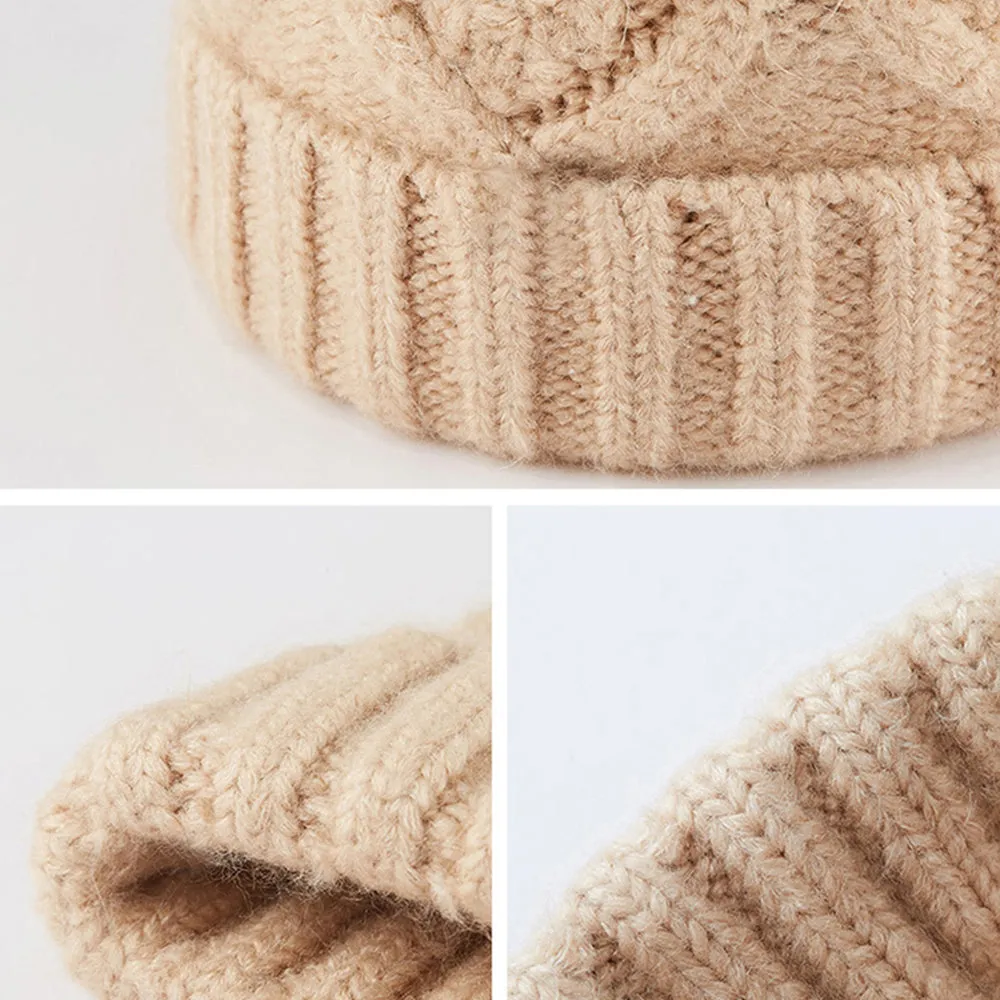 Women's Winter Heated Knit Hat