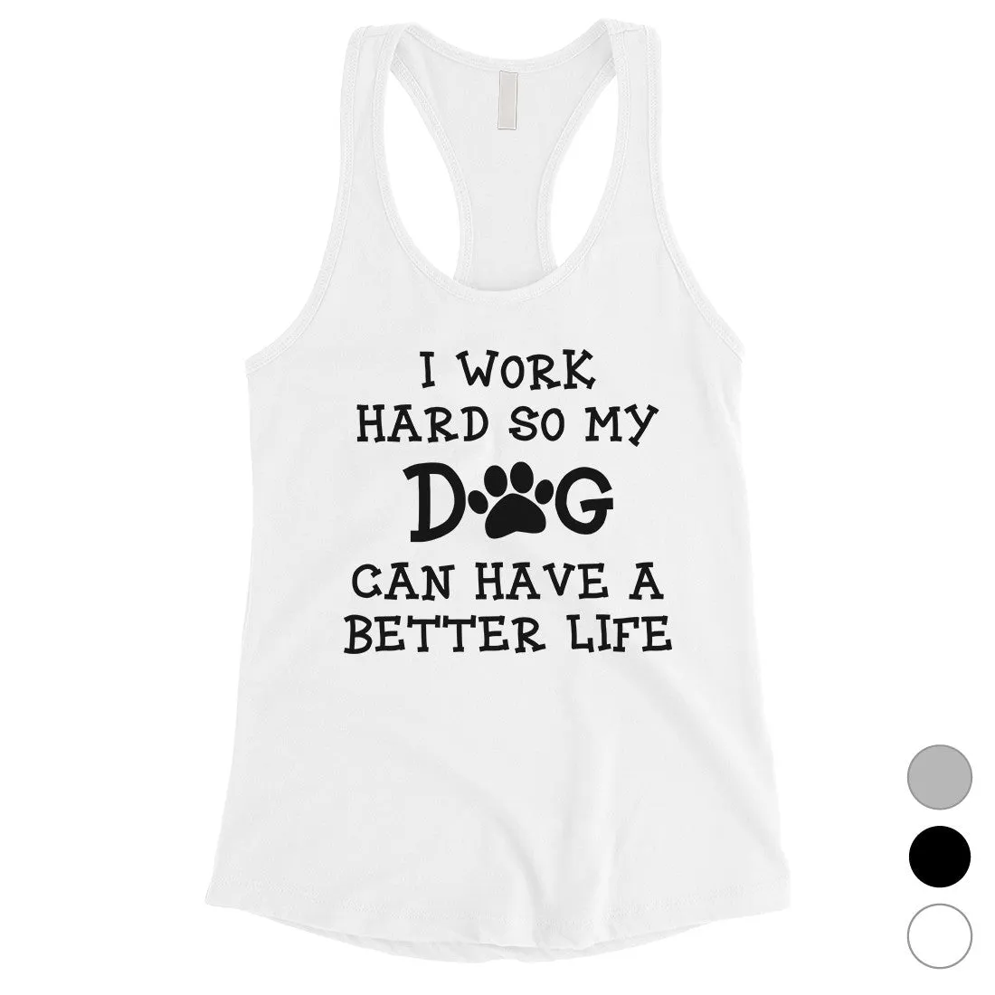 Work Hard Dog Life Womens Sleeveless Shirt