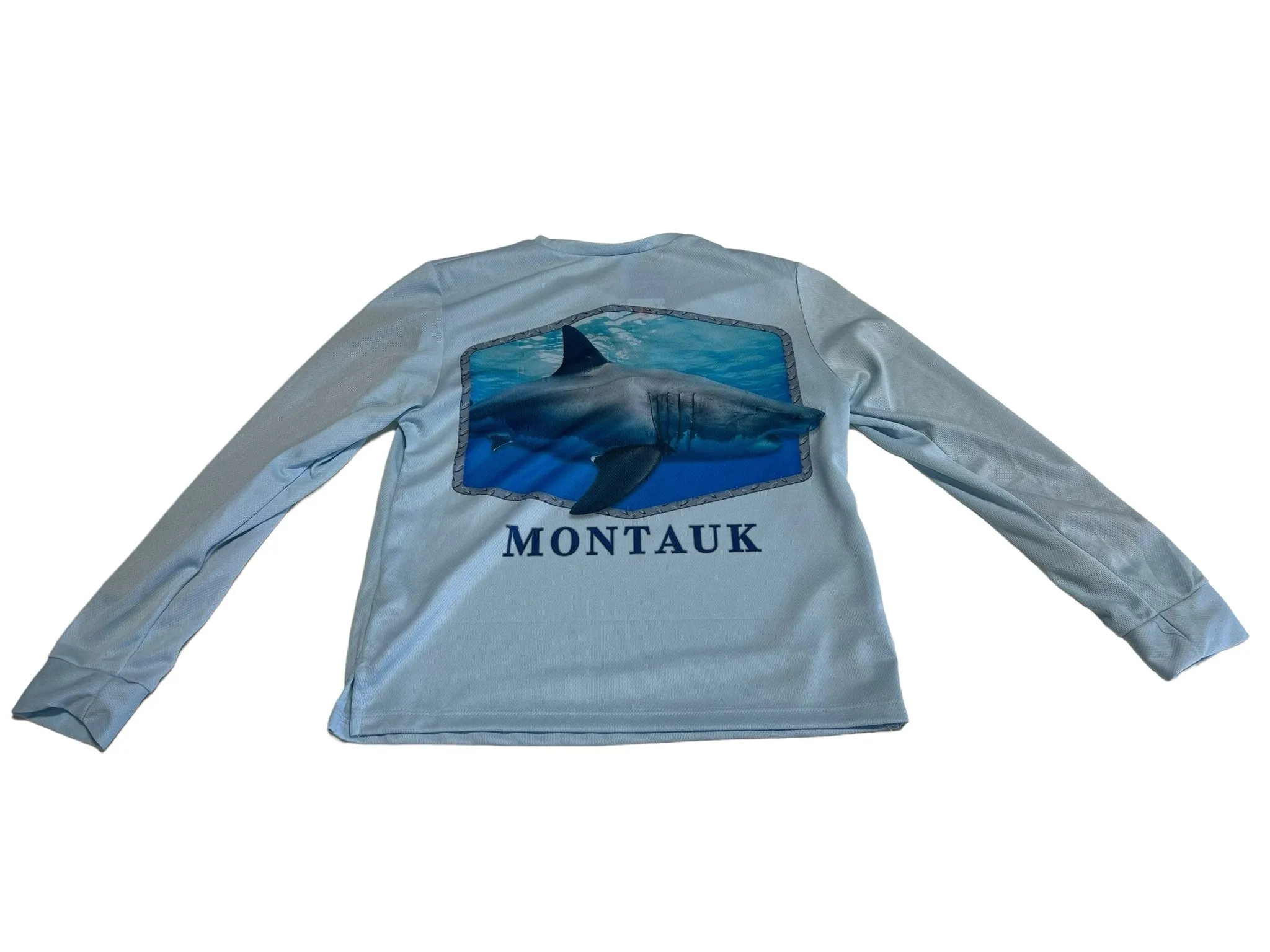 Youth Montauk Shark DriFit Long Sleeve T-Shirt