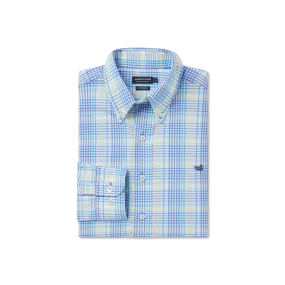 Youth Shores Windowpane Performance Dress Shirt